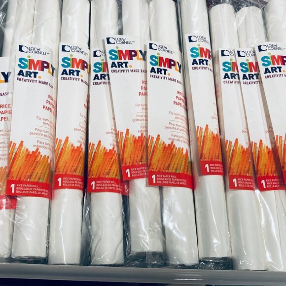 10 pc RICE PAPER Rolls Lot 12"x100' Total Ten Rolls NIP  Bulk Buy - Picture 3 of 7